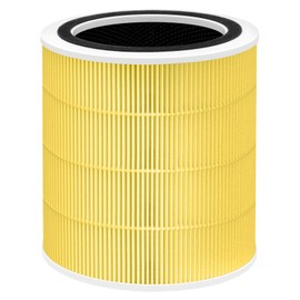 Core 400S Pet Allergy Replacement Filter for LEVOIT Core 400S and Core400S-P/Core 400S-rf Air Purifier,3-in-1 True H13 HEPA Activated Carbon Pre-Filter,Core400S-RF-PA (LRF-C401-YUS),1 Pack,Yellow