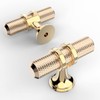 Amerdeco 10 Pack Gold Cabinet Knobs 2 Inch Length Single