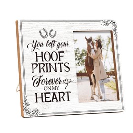Horse Memorial Gifts, Horse Picture Frame, Horse Lovers Gifts, Sympathy Gifts For Loss Of Horse, Horse Memorial Picture Frame, Remembrance Gifts, Bereavement Gifts, Rustic Tabletop Photo Frame-07