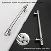 Rergy 10 Pack Cabinet Pulls Brushed Nickel 6-1/4inch(160mm) Cabinet Pulls
