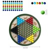 Chinese Checker Game Set, Wooden Chinese Checker Board Chess, Interactive
