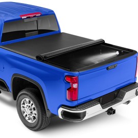 PZ Soft Roll Up Truck Bed Tonneau Cover Compatible with 2019-2025 Chevy Silverado GMC Sierra 1500 New Body Style 6.7ft(78.9") Bed Fleetside, Not fit CarbonPro Bed