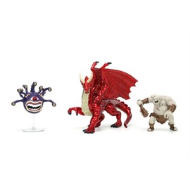 Jada Toys Deluxe Dungeons and Dragons Metal Figures 3 Pack, 1.65-Inch Size