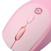 GETTTECH Mouse Óptico Inalámbrico Colorful 1600 DPI USB Rosa (GAC-24404P)