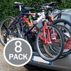 YUBBYSTU 8 Pack Bike Wheel Stabilizer Strap with Hook,reusable Fastening
