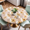 Fitted Tablecloths for 36" - 44" Round Tables Sunflower Flannel