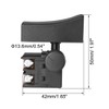 uxcell Electric Saw Trigger Switch AC250V 6A Tool Power Speed