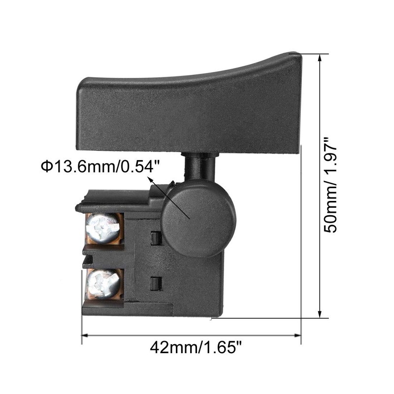 uxcell Electric Saw Trigger Switch AC250V 6A Tool Power Speed