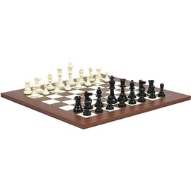 Hudson Street Staunton Tournament Chessmen with Two Extra Queens & Astor Place Chess Board from Spain