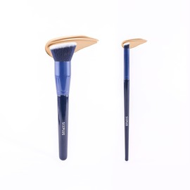 SIXPLUS Foundation Brush Concealer Brush Set of 2 Makeup Brushes Makeup Brush Set Makeup Brushes (A)