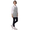 Chef Works Unisex Three Pocket Apron, Grey, One Size