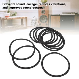 10PCS Universal Speaker Spacer Ring,Enhance Sound Quality Speaker Adapter,Anti Slip Subwoofer Mounting Spacer Rings