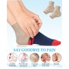 DLMDLM Achilles Tendonitis Heel Protector Socks,One Pair of Premium Padded