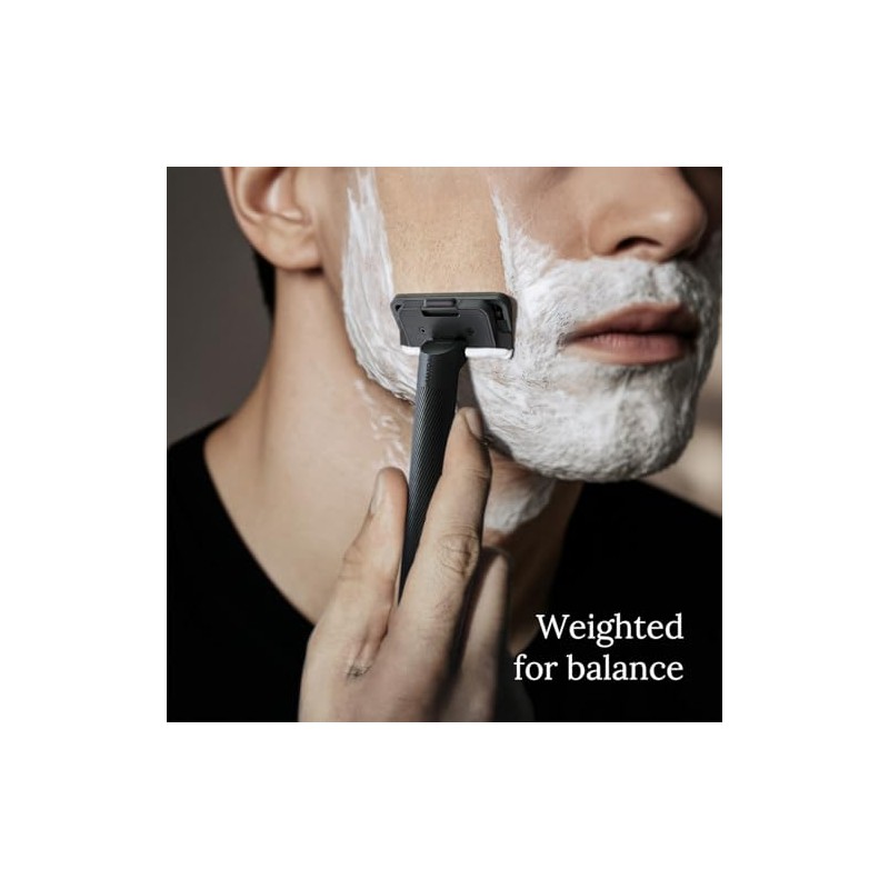 Form Razor | Aluminum Dual-Blade Safety Razor with 10 Single-Edge