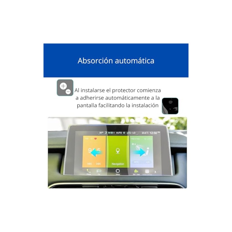 GV TECH Protector de pantalla de cristal Templado 10.1 pulgadas