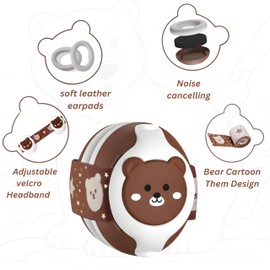 Hcol Baby Earmuffs (BROWN)