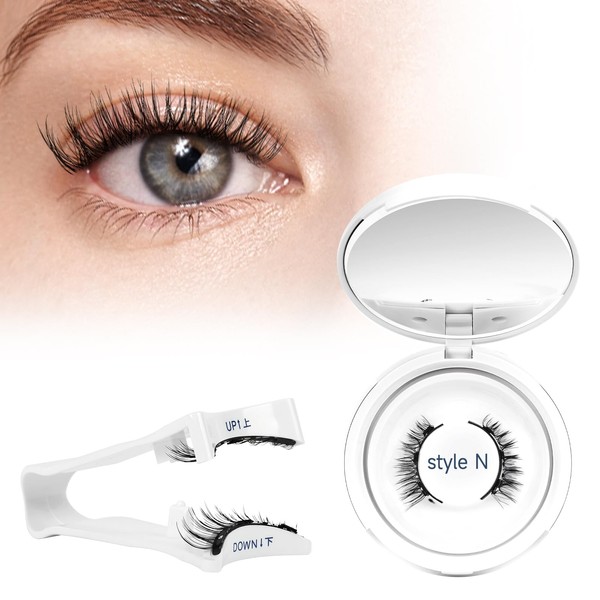 Higu clace Magnetic Eyelashes Natural Look, 1 Pairs Magnetic Lashes