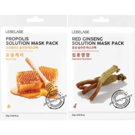 Mascarillas Coreana Nutrientes_ Ginseng Rojo  Propoleo_20pz Mixta                                                                                     