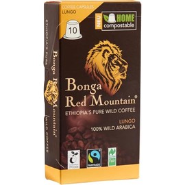 Bonga Red Mountain Capsules Lungo Compostable 6 x 55 g