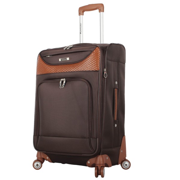 Pathfinder 24 Inch Luggage with Spinner Wheels Softside Expandable Medium