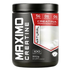 Creatina Monohidratada Maximo 500g 100 Servicios Natural
