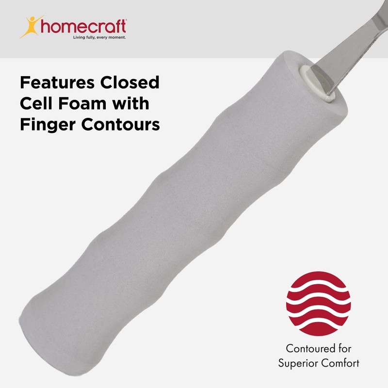 Sammons Preston 28606 Homecraft Lightweight Foam-Handled Grip Spoon
