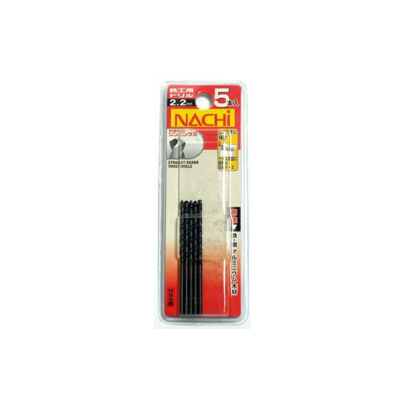 NACHI Ironwork Drill, Pack of 5, Thinning, 0.09 inches (2.2