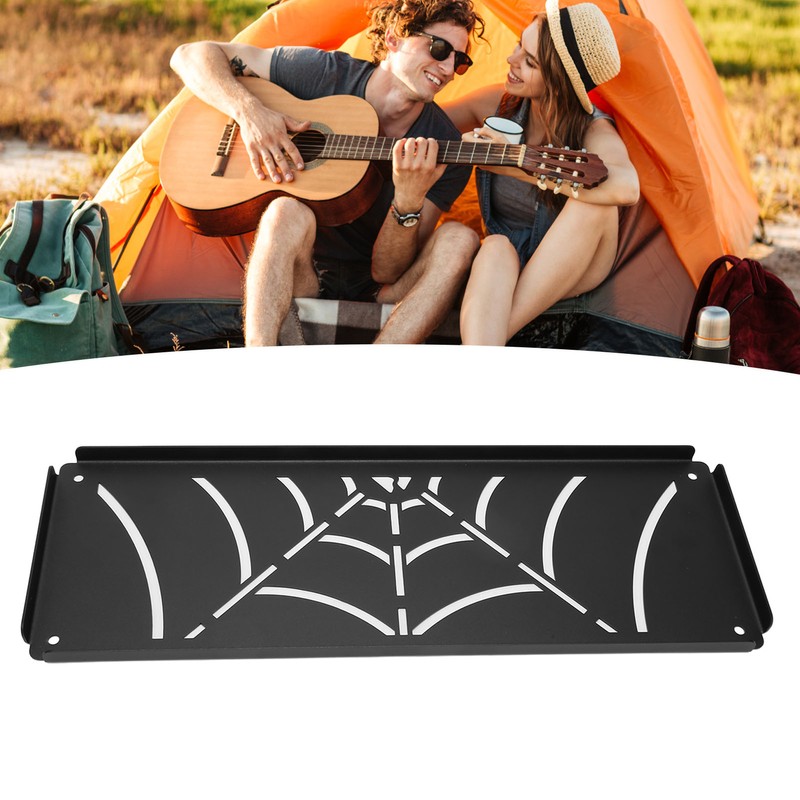 Outdoor Camping Table Board Portable Carbon Steel Spider Stove Tabletop