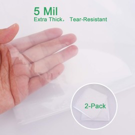 Lauliven 2-Pack Mattress Bag for Moving - Twin Size Mattress Storage Bag - 5 Mil Heavy Duty - Extra Thick Mattress Cover Protection - 39 x 100 Inch