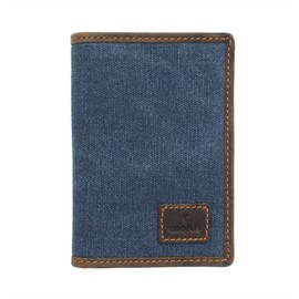 Mala Cactus Passport Holder Wallet for Passport Canvas Leather with RFID Protection 216_81, denim, rfid wallet