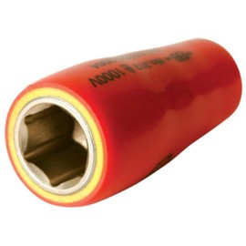 Wiha 31345 Insulated 1/4" Drive Socket, Inch 9/16