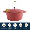 MasterClass Casserole Dish with Lid, Large 5L/28 cm, Lightweight Cast