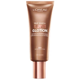 L'Oreal Paris Makeup True Match Lumi Glotion Deep 1.35oz & Telescopic Mascara Black 0.27oz