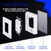 Kanayu 4/5" Single Gang Electrical Box Extender UL Listed, Receptacle