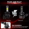CHUSYYRAY Pair H7 LED Headlight Bulbs High or Low Beam