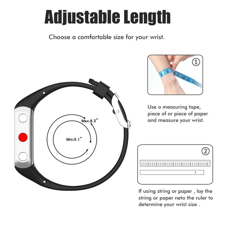 Silicone Watch Bands Replacement Bands Soft Comfortable Dual Color Watch