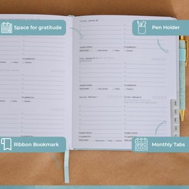 Blessed is She - Catholic Academic Planner- July 2024-2025 Monthly Planner- Perfect Bound Liturgical Big Planner- Monthly, Weekly and Daily Planner to Increase Productivity- Size 8" x 10"