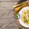 2 Pieces Spaghetti Spoon Large Pasta Server Utensil, 9.4 Inch