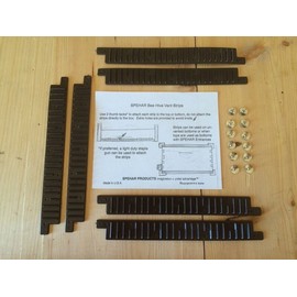 SPEHAR Bee Hive Vent Strips, 2 sets Made in U.S.A.