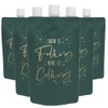 Unique Industries Gold & Green Christmas Plastic Drink Pouches -