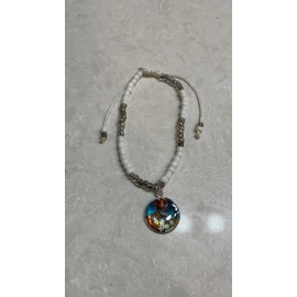 Obatala  Bracelet -Adjustable And Collar (Eleke) Santeria Yoruba Religion Orisha