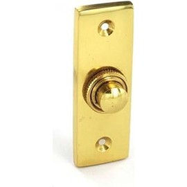 Securit Victorian Bell Push Oblong 75mm