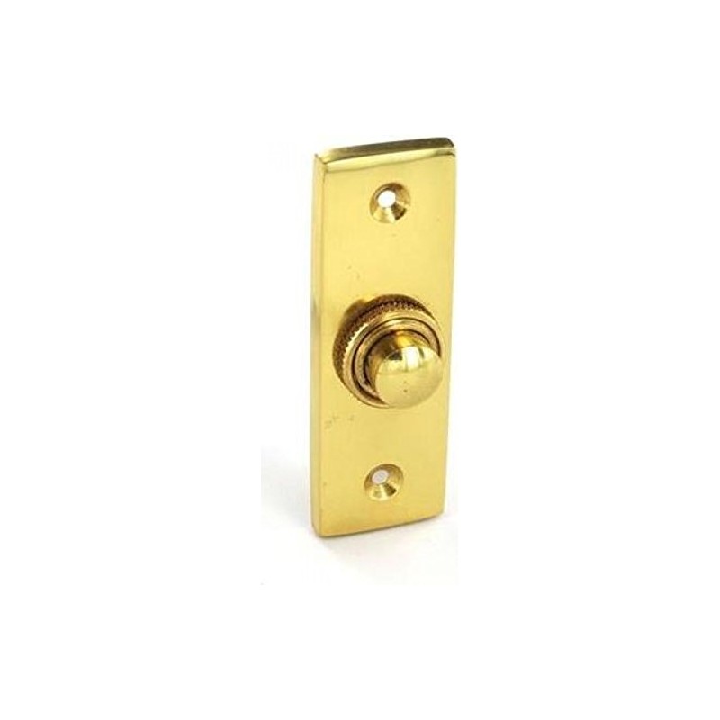 Securit Victorian Bell Push Oblong 75mm