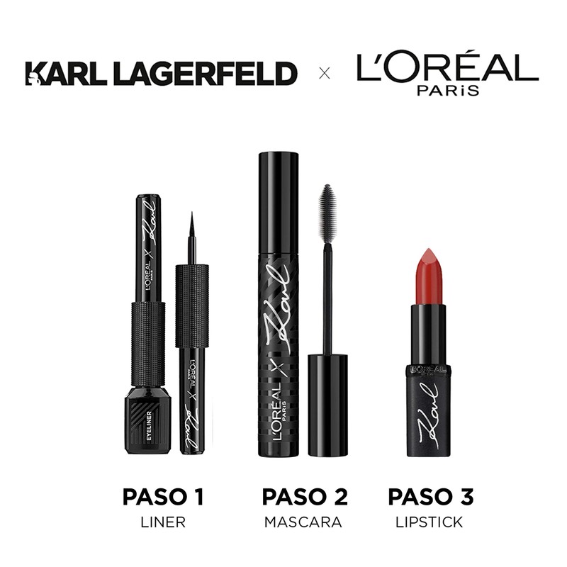 L'Oréal Paris Karl Lagerfeld Eyeliner No. 12 Chick Rose Silver,