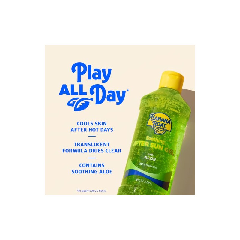 Banana Boat Soothing After Sun Gel with Aloe - Twin