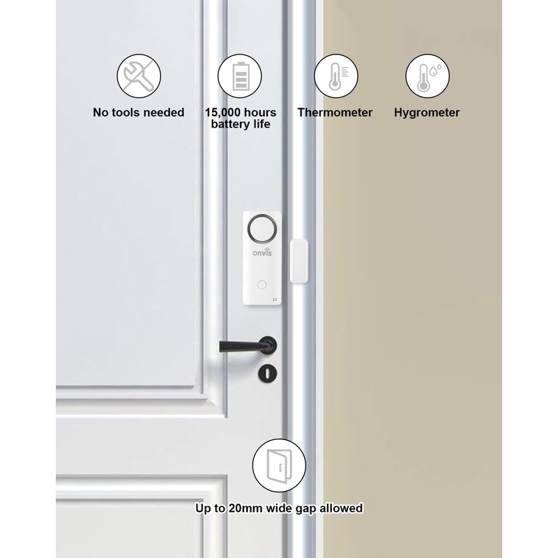 Onvis Window Alarm Door Alarm Thread, 120 dB Secure Contact