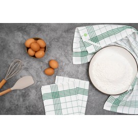 Paños de cocina de algodón verde