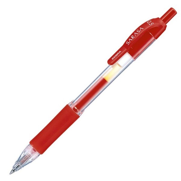 ゼブラ ジェルボールペン サラサ 0.5 赤 5本 P-JJ3-R5