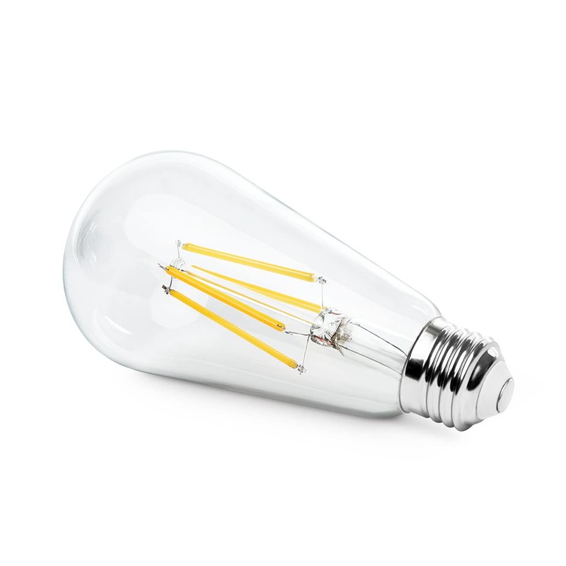 LVWIT ST21 LED Filament Bulb 5W(40 Watt Equivalent) Dimmable 2700K