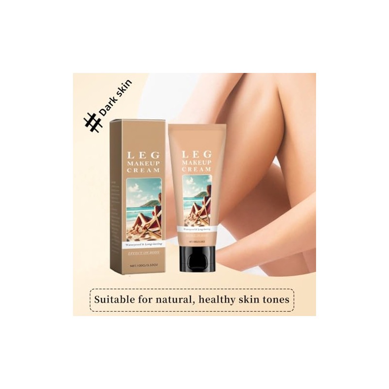 Body Coverage Perfector, Leg Makeup Cream, Waterproof Sweatproof Body Makeup
